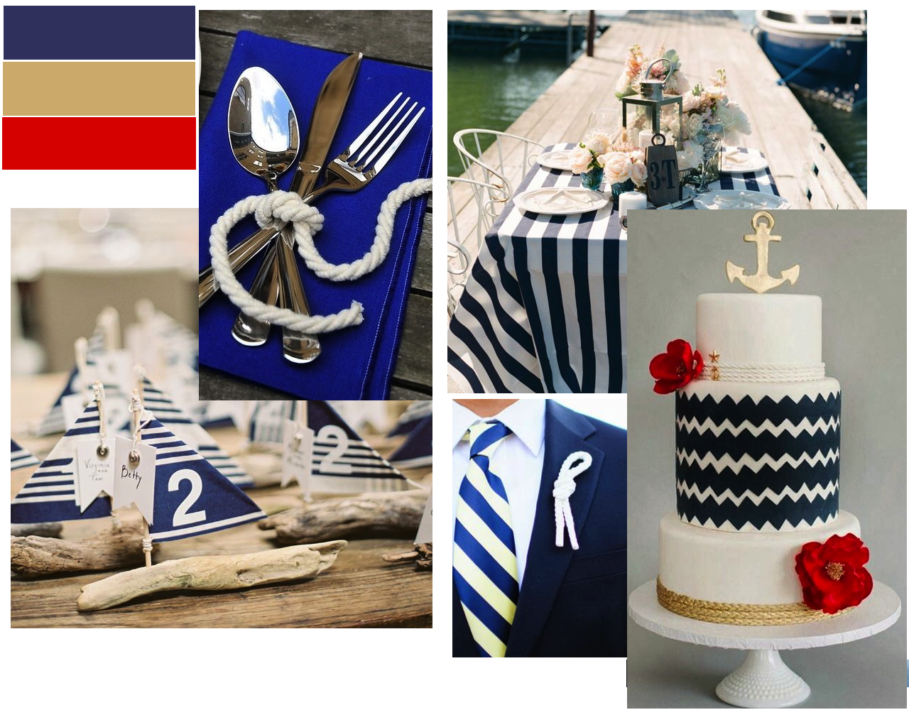 Nautical-themed weddings are all the rage! 